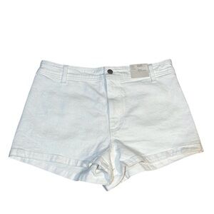 Universal Thread Sailor White Denim Shorts NWT Summer Minimalist Neutral
